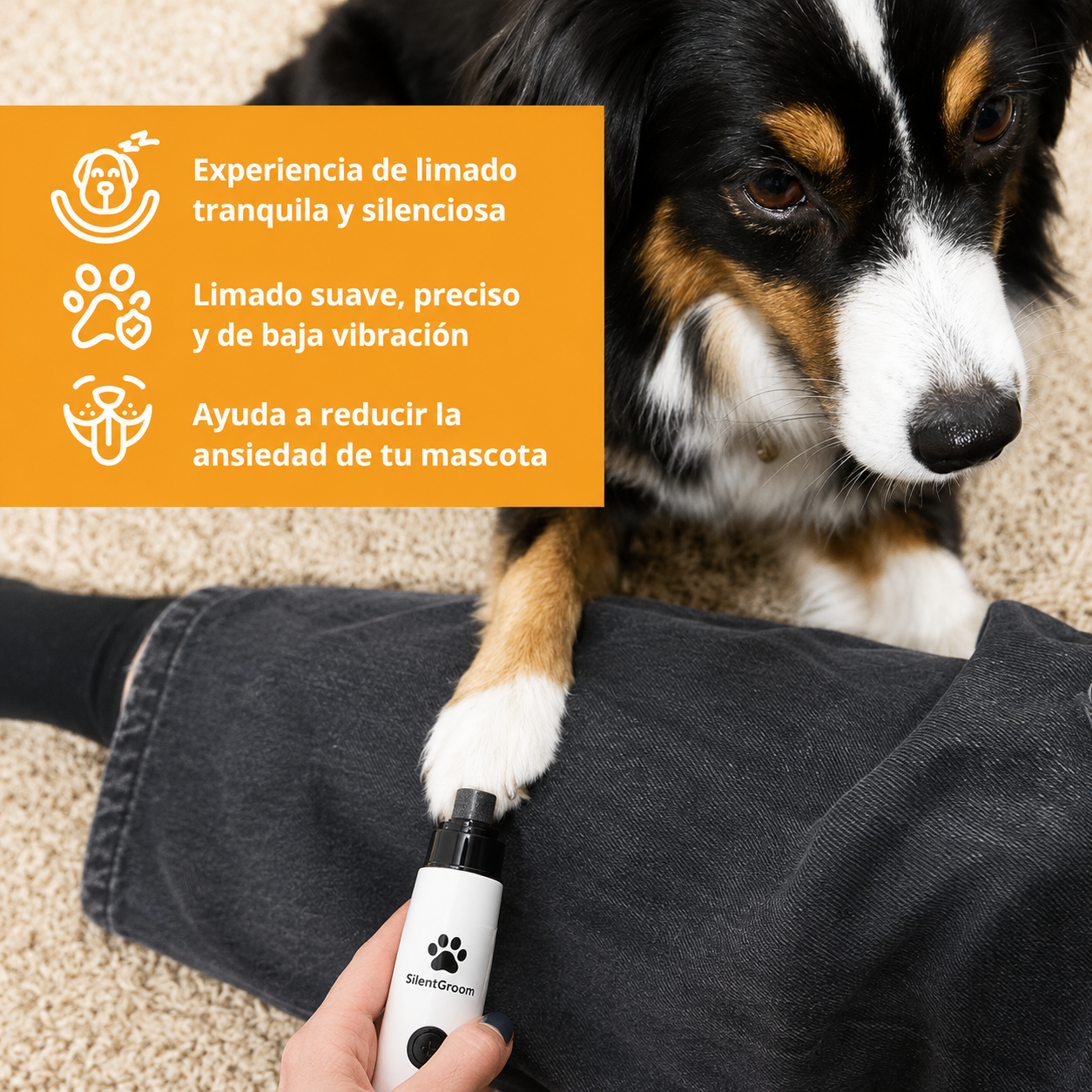 SilentGroom | Lima uñas silenciosa 🐾